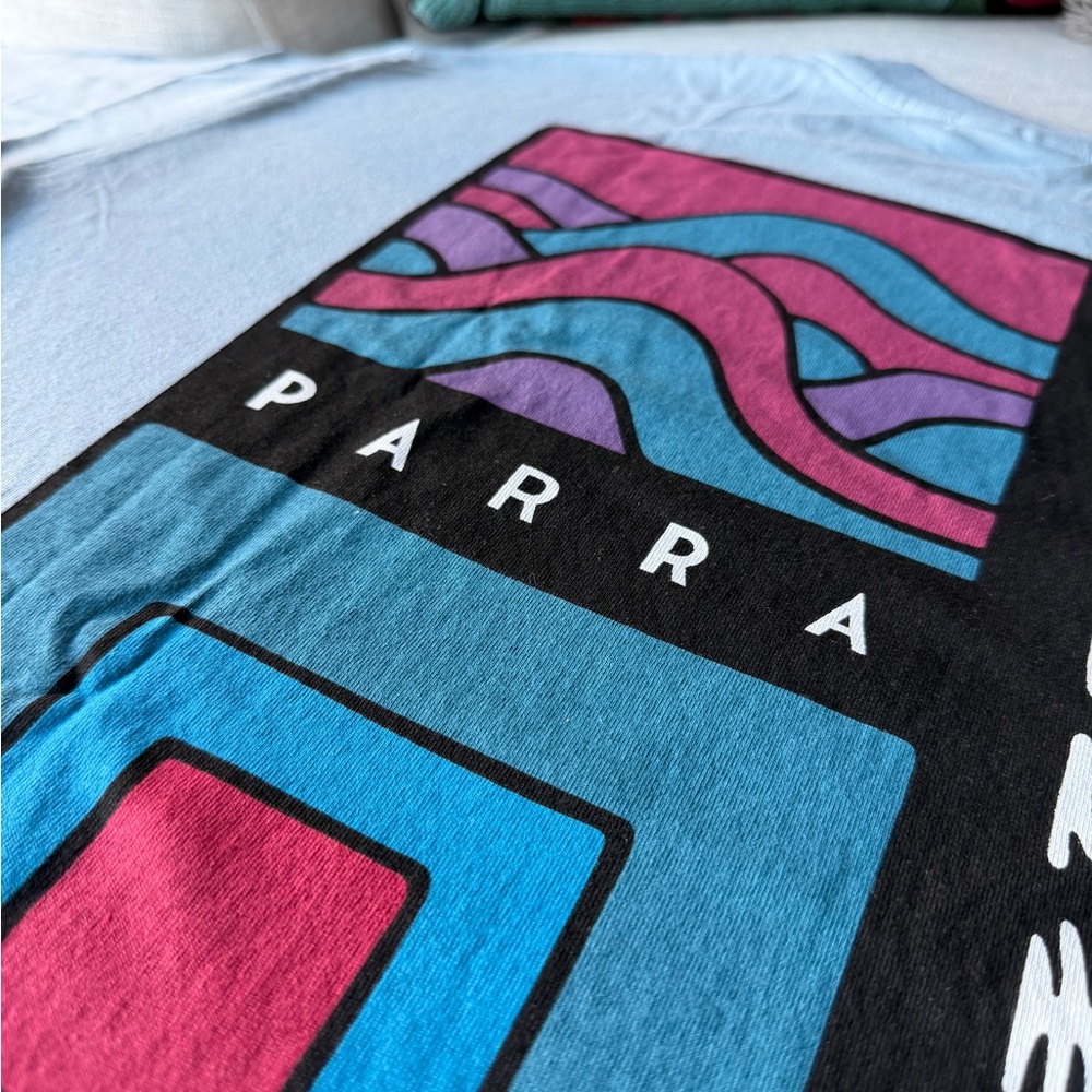 Parra Light Blue Wave Graphic Tee - Picture 7 of 7